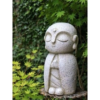 [SÂN VƯỜN NHẬT]Tượng Địa Tạng Jizo Nhật sân vườn/tượng trang trí sân vườn cao 39cm