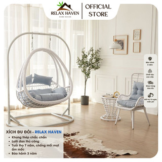 Xích Đu Phượng Hoàng Bọ Cạp Cao Cấp KT [1m6 x 1m3 x 2m], Decor Phòng Khách, Ban Công Sân Vườn - Relax Haven HCM