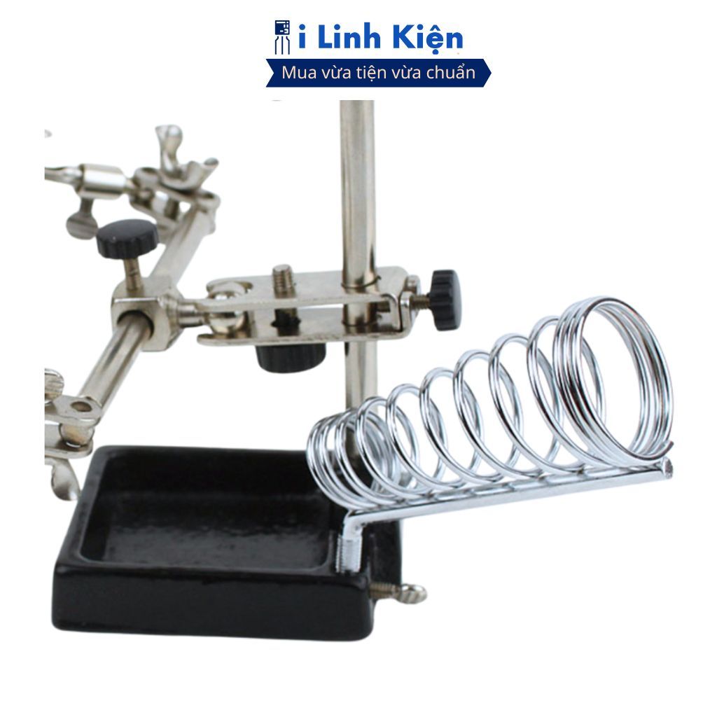 Kẹp mạch hàn kính lúp đa năng kèm giá đỡ lò xo chính hãng iLinhkien