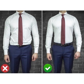 Đai giữ áo sơ mi Shirt Stay cố định khi sơ vin chất thun co giãn phù hợp nam nữ Full Box PKK01