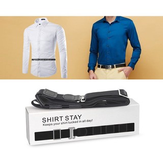 Đai giữ áo sơ mi Shirt Stay cố định khi sơ vin chất thun co giãn phù hợp nam nữ Full Box PKK01