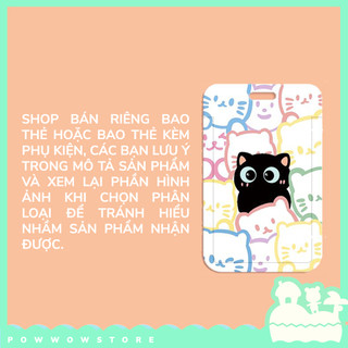 [Sẵn VN] Bao Đựng Thẻ Nhân Viên Dọc Nhựa ABS Phong Cách Nhân Vật Hoạt Hình Mèo Black Cat Đáng Yêu