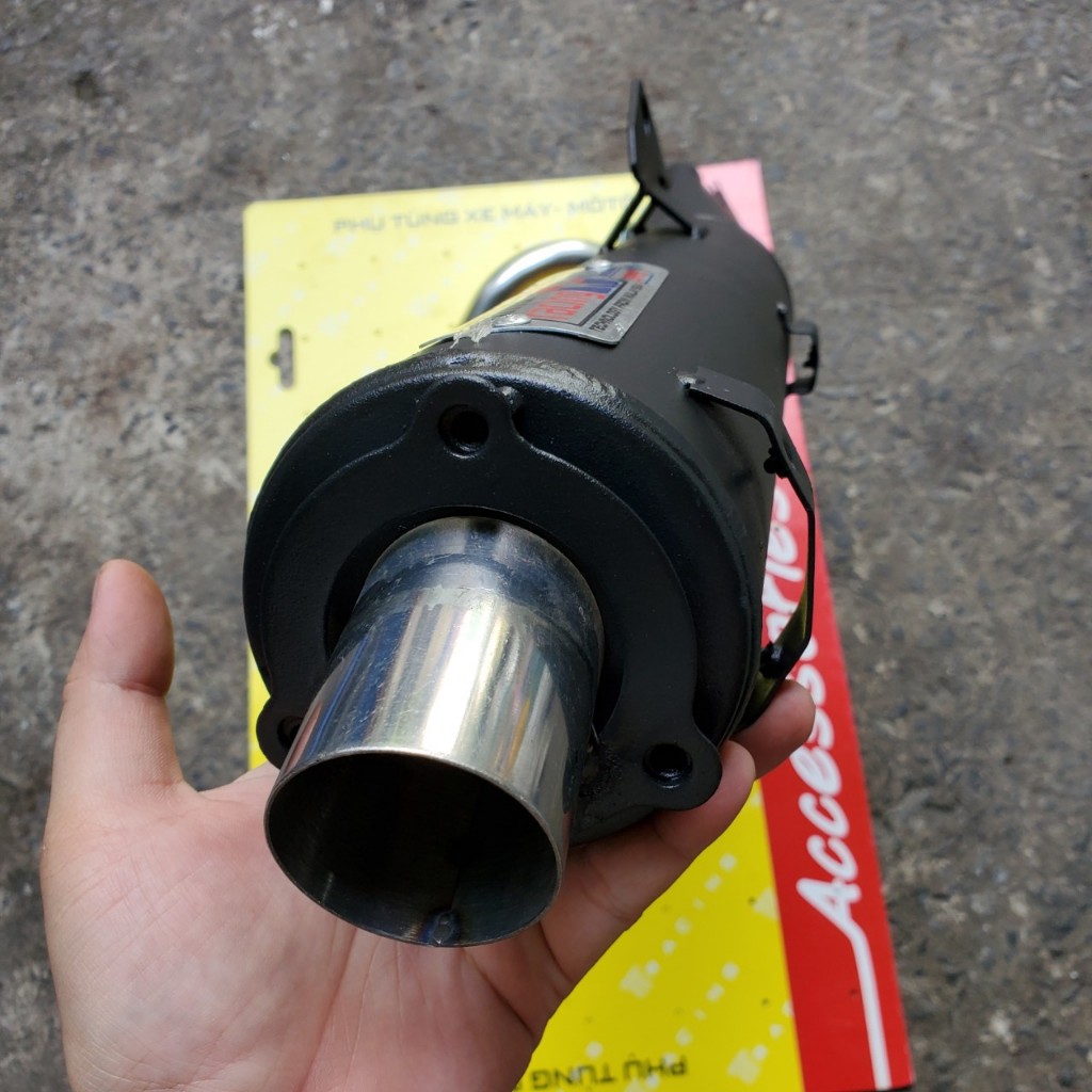 Pô Uma raczing đít inox móc hơi hàng 1:1 lắp cho dòng Sirius Rc ...