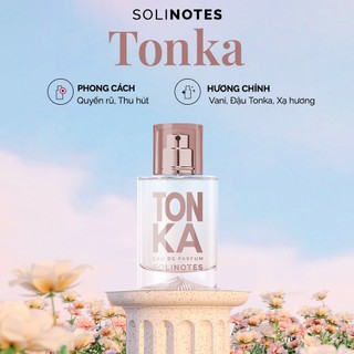 Nước hoa Pháp Solinotes Tonka nước hoa nam nữ hương đậu ngọt ngào ấm áp tươi mới thơm lâu dạng xịt độ lưu hương 8h