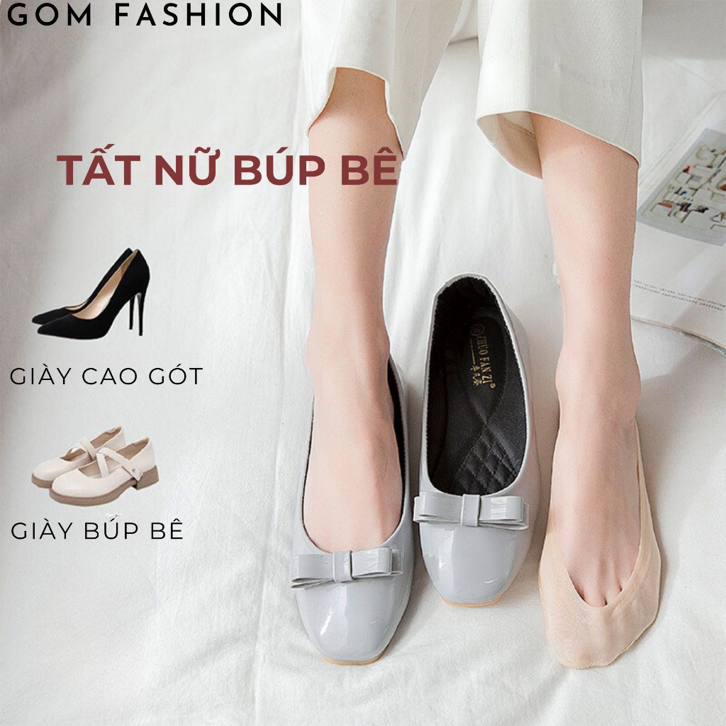 [TỔNG HỢP MẪU] Tất đi giày búp bê GOMTAT không lộ khi mang giày, vớ lười nữ đi giày cao gót chất liệu cotton êm chân
