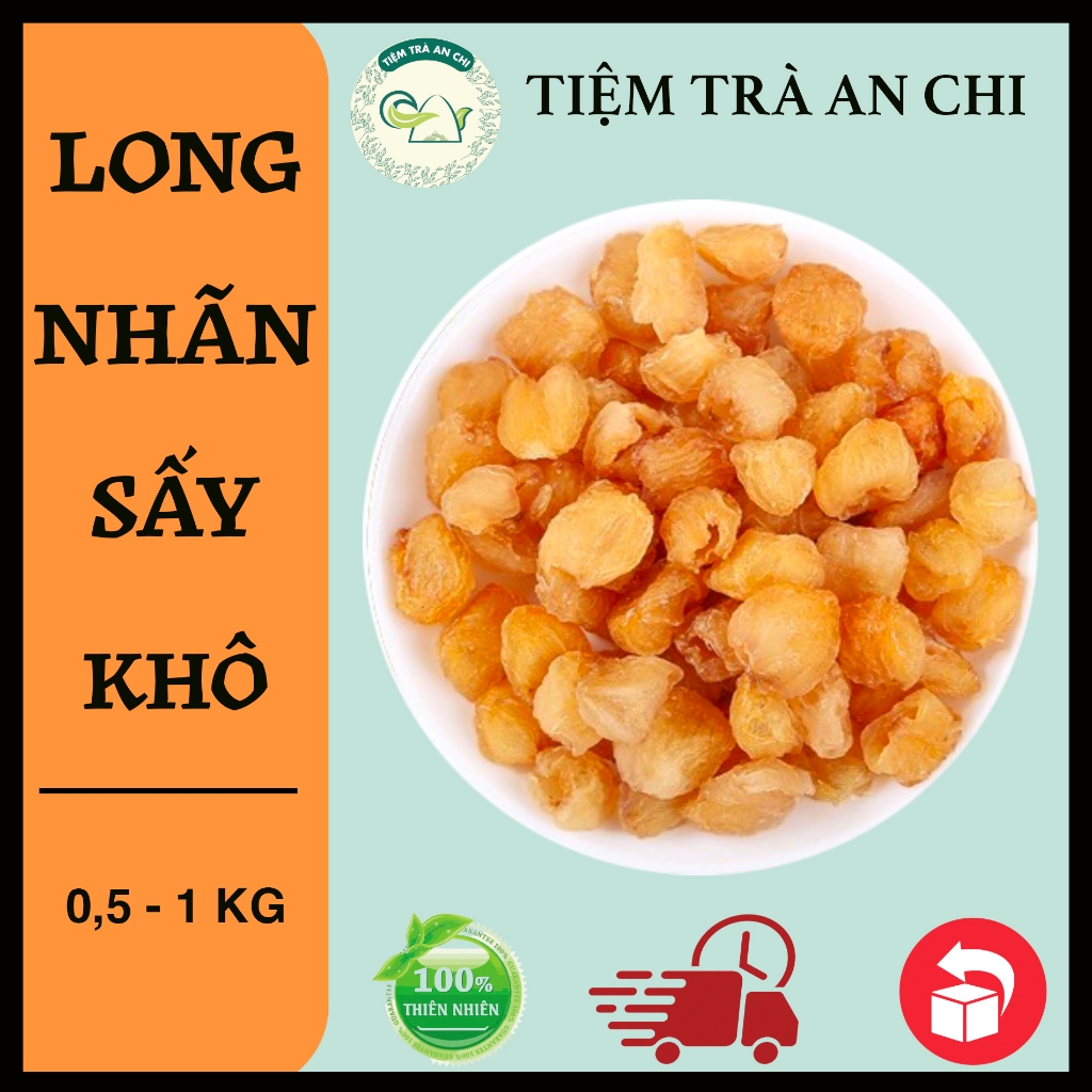 500g Long nhãn Hưng Yên sấy khô dùng nấu chè, làm trà