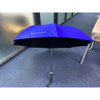 Ô dù golf Vinfast, Màu xanh blue thương hiệu, in logo Vinfast rộng 130cm, chắc chắn bền đẹp