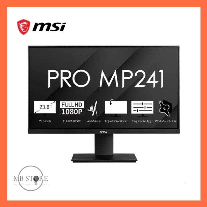 Màn hình MSI Pro MP241 Full HD IPS 24 Inch 75hz - New Full Box Chính ...