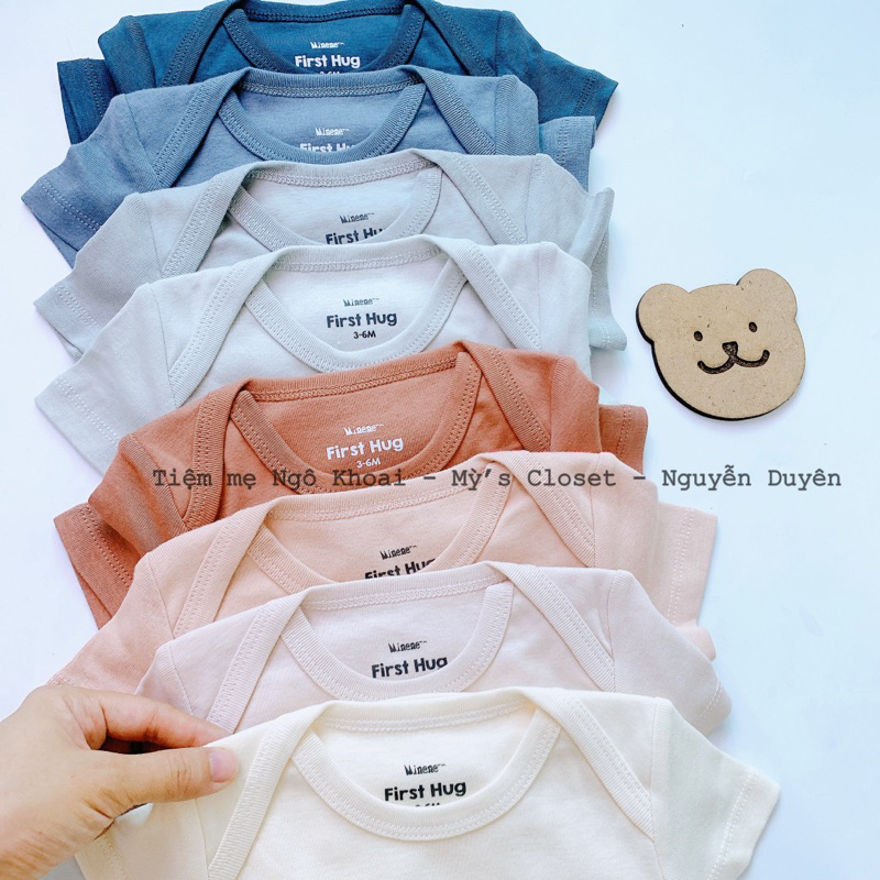 [MD101] Minene Set bộ body suit ngắn tay kèm quần đùi cho bé yêu NGÔ KHOAI MỲ