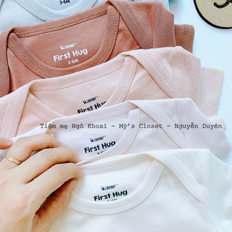 [MD101] Minene Set bộ body suit ngắn tay kèm quần đùi cho bé yêu NGÔ KHOAI MỲ