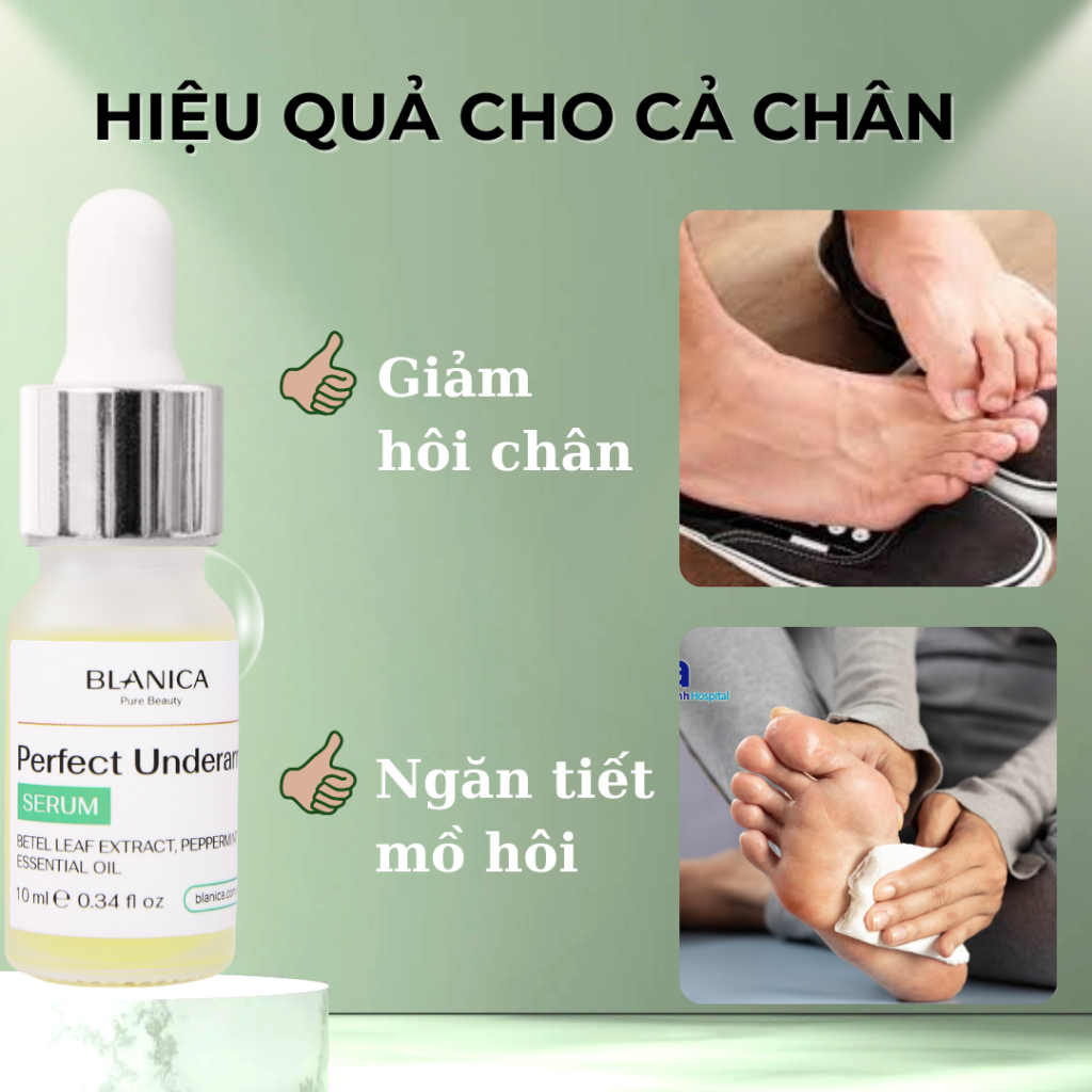 Ảnh Lăn nách dạng serum BLANICA 10ml GIẢM 80% mùi ngay lần đầu sử dụng, giảm thâm nách, ngăn tiết mồ hôi 4