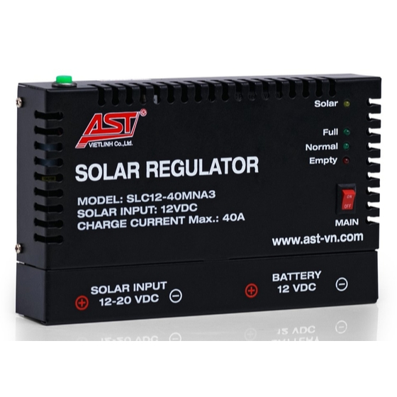 BỘ ĐIỀU KHIỂN SẠC ĐIỆN MẶT TRỜI AST 12V/40A (SOLAR REGULATOR) | Shopee ...