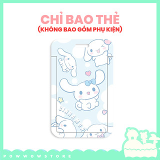 [Sẵn VN] Bao Đựng Thẻ Nhân Viên Dọc Nhựa ABS Phong Cách Nhân Vật Hoạt Hình Sanrio & Lotso