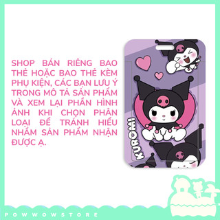 [Sẵn VN] Bao Đựng Thẻ Nhân Viên Dọc Nhựa ABS Phong Cách Nhân Vật Hoạt Hình Sanrio & Lotso