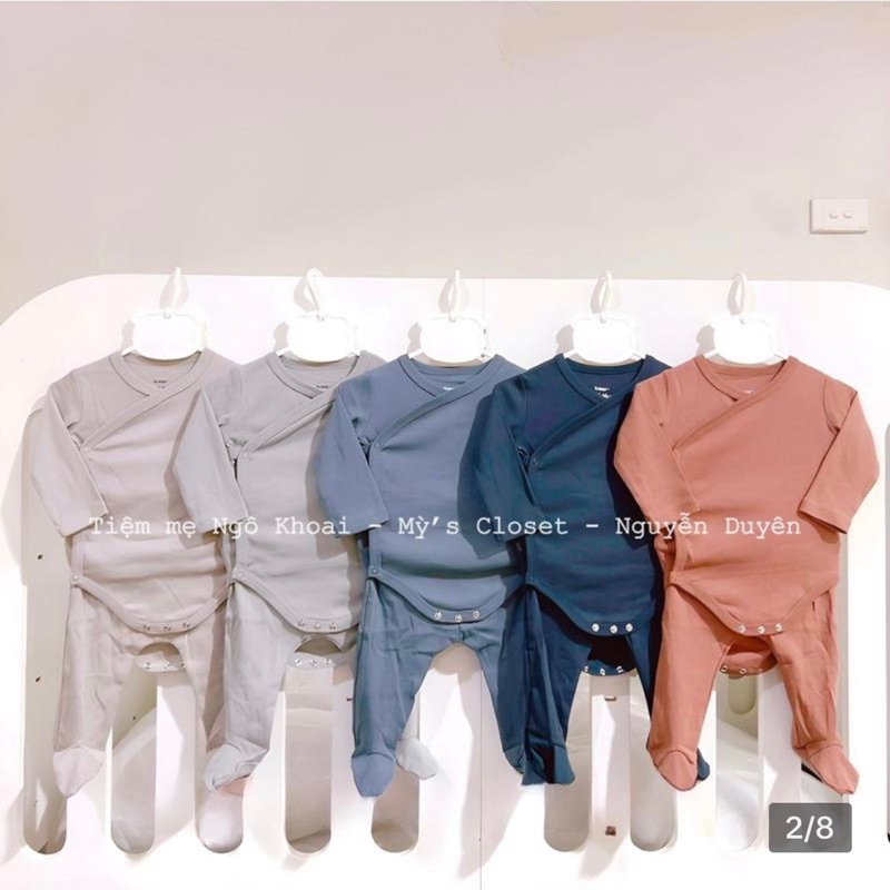 [MD104] Minene Set bộ áo body suit dài tay kèm quần dài cho bé yêu