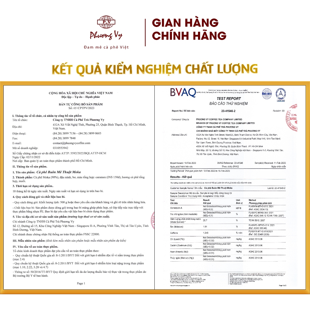 Ảnh Cà Phê Truyền Thống Buôn Mê Thuột MoKa 500g đậm đà, sánh béo, Phương Vy Coffee 4