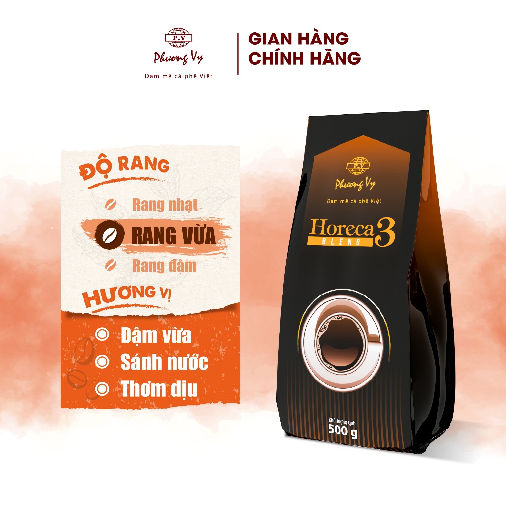 Ảnh Cà Phê Truyền Thống Horeca Blend số 3 500g đậm đà, sánh nước, Phương Vy Coffee 2