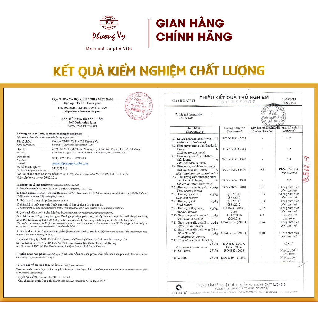 Ảnh Cà Phê Truyền Thống Robusta 500g đậm đà, thơm ngon, Phương Vy Coffee 3