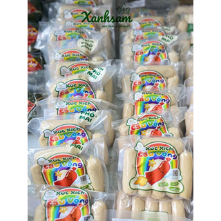 [HỎA TỐC] Xúc Xích Cầu Vồng Nguyên Khôi 210g - Xanhsam Natural & Organic