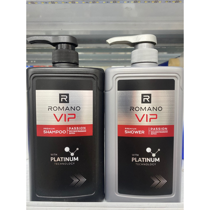 Combo Dầu gội và Sữa tắm cao cấp Romano Vip 650g ( đỏ ) | Shopee Việt Nam