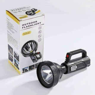 Đèn pin siêu sáng chiếu xa 500m chống thấm nước có chân đế Đèn pin cầm tay mini siêu sáng sạc điện