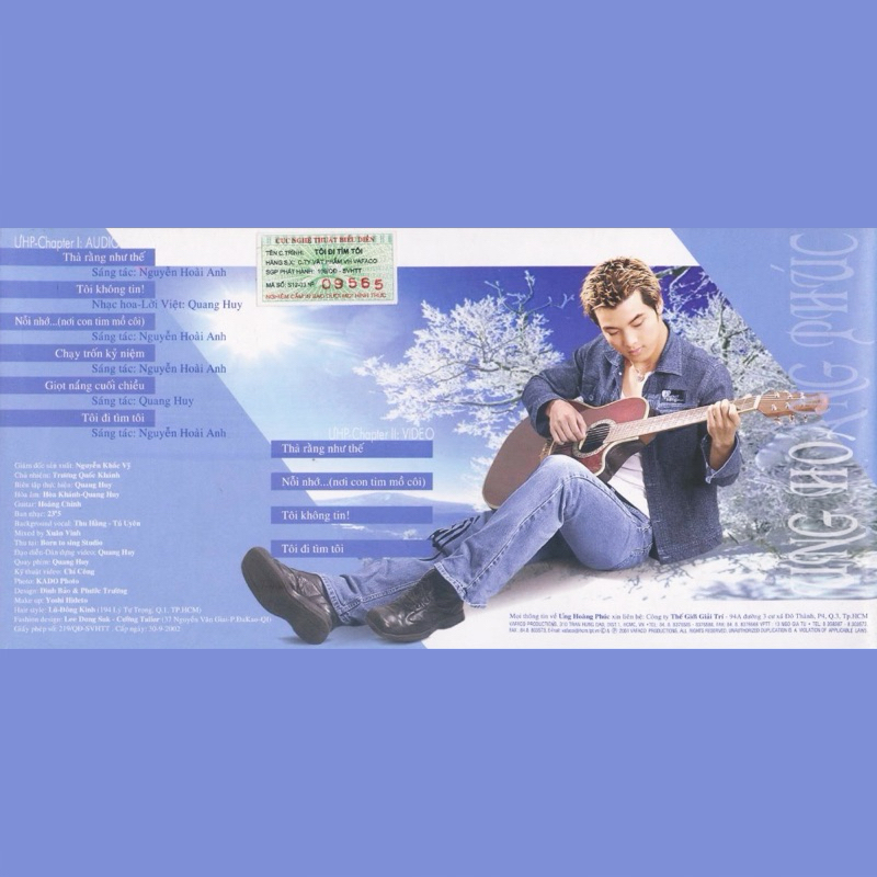 Băng Cassette Ưng Hoàng Phúc Vol1, Vol2  Thà rằng Như Thế, Người Ta Nói