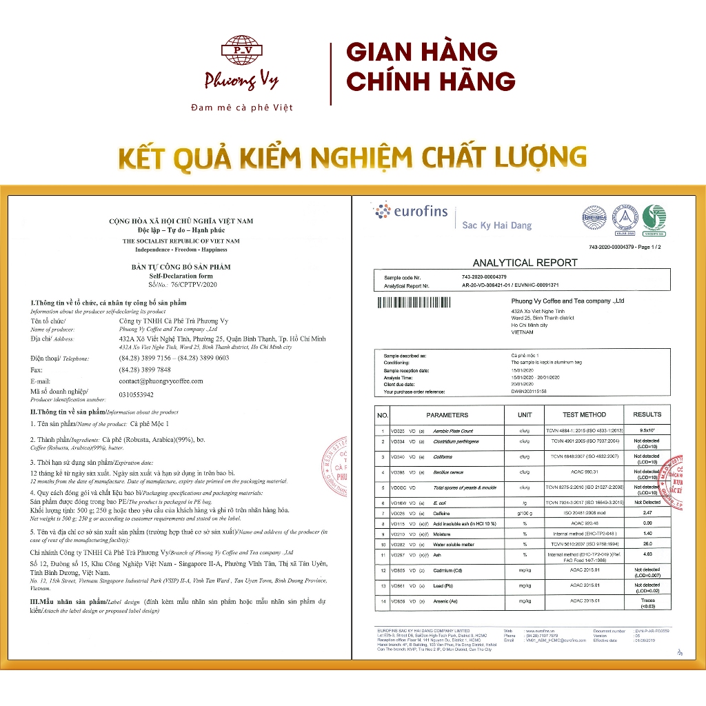 Ảnh Cà Phê Nguyên Chất Mộc 1 500g đậm vừa, hương thơm quyến rũ, Phương Vy Coffee 3