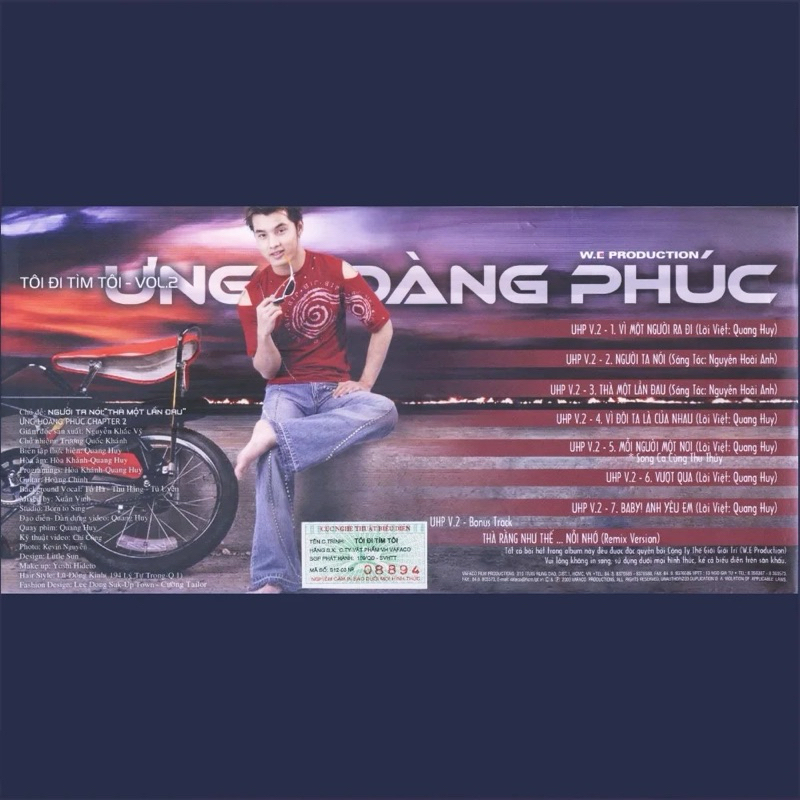 Băng Cassette Ưng Hoàng Phúc Vol1, Vol2  Thà rằng Như Thế, Người Ta Nói