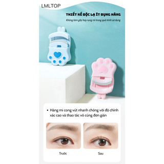 Kẹp Bấm Mi LMLTOP - Dụng Cụ Kẹp Cong Mi Góc Rộng Phù Hợp Mọi Hình Dạng Lông Mi Hình Tay Gấu Siêu Dễ Thương - LMLTOP