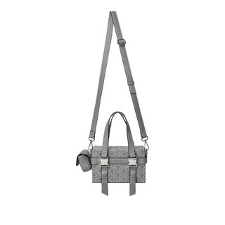 KSOUL Túi Đeo Chéo Brick Bag Màu Đen/Xám Monogram/Nâu Monogram Da PU