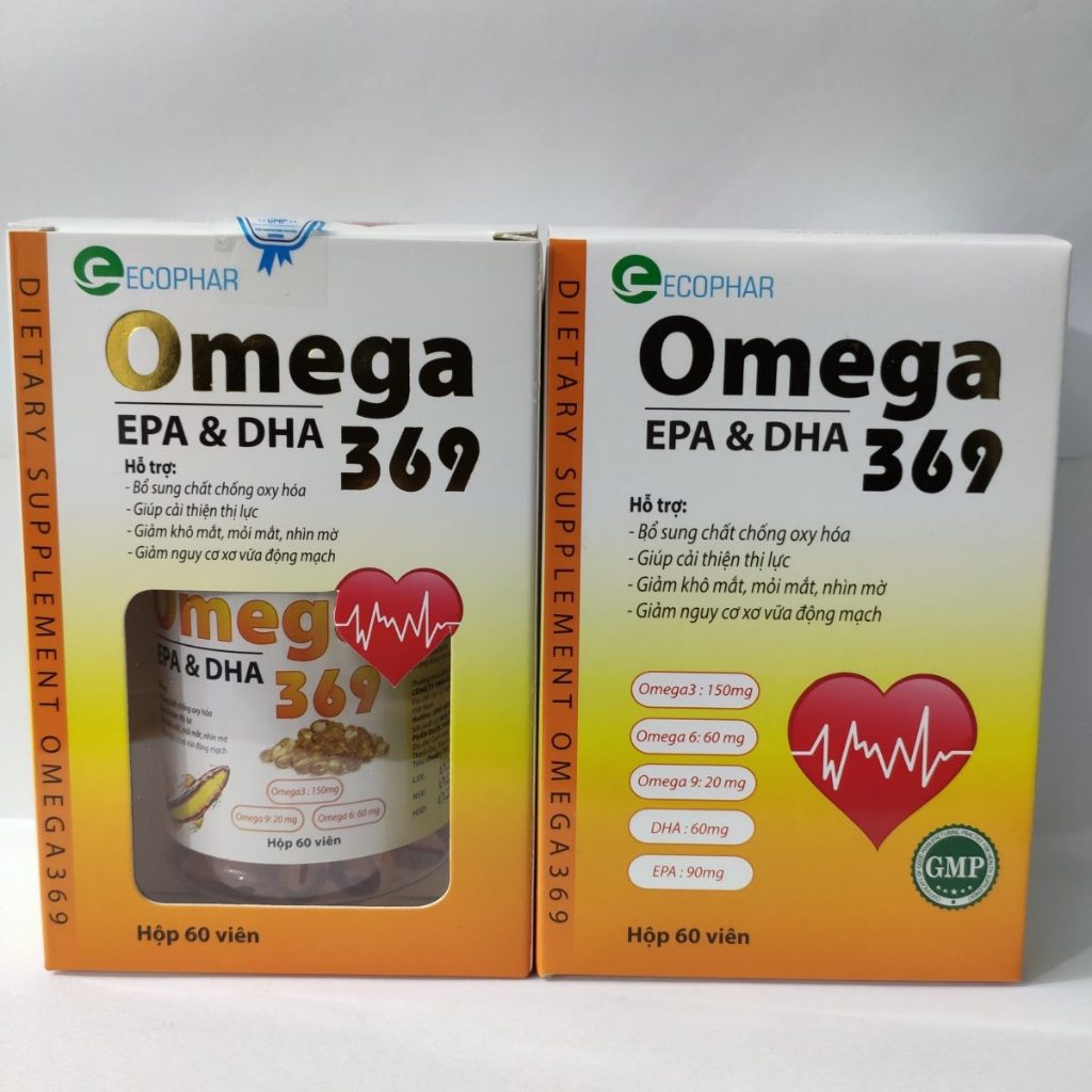 Ảnh Thực phẩm bổ sung OMEGA 369 bổ não, sáng mắt, giảm khô mờ, mỏi mắt, cải thiện thị lực, khoẻ tim mạch (lọ 60 viên) 2