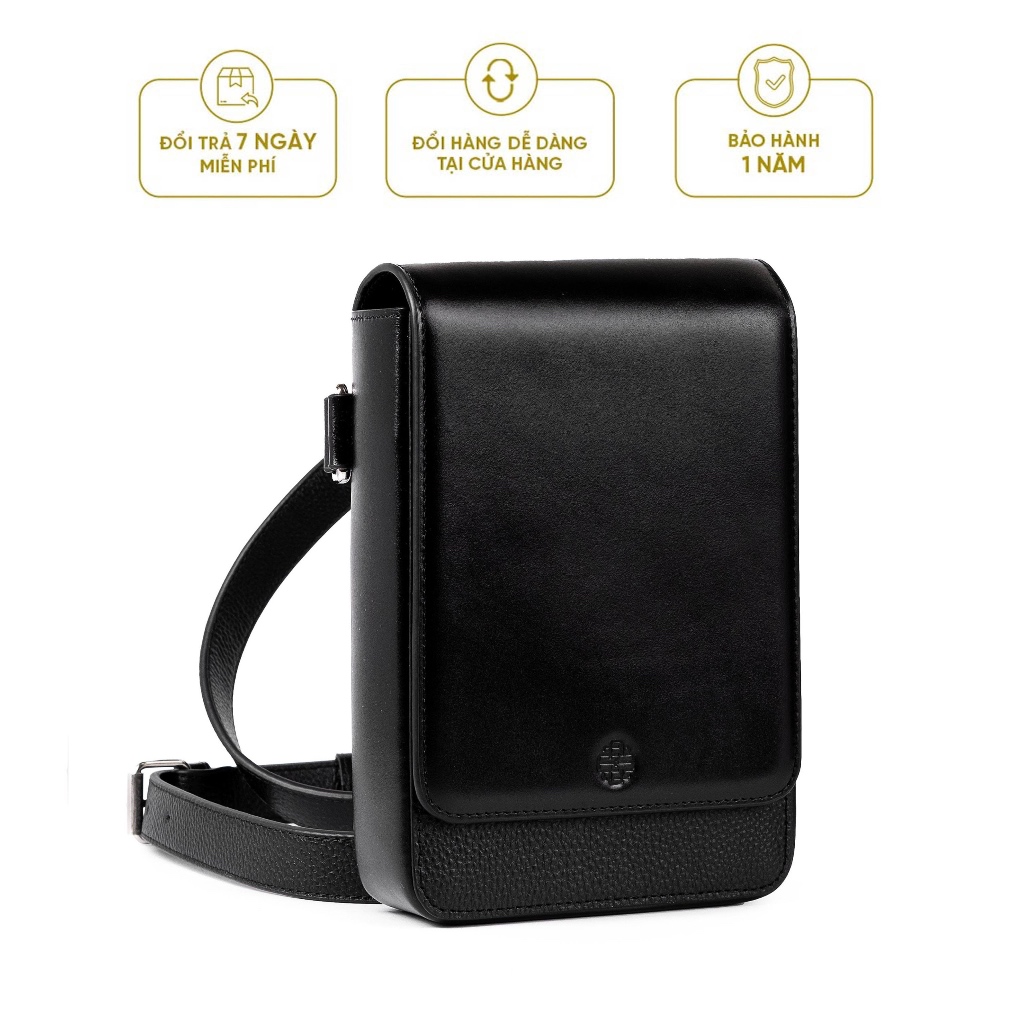Ảnh Túi đeo chéo nam da Bò Ý - MAISON BE PHONE BAG - BAG07 - Thương hiệu Be Classy 1
