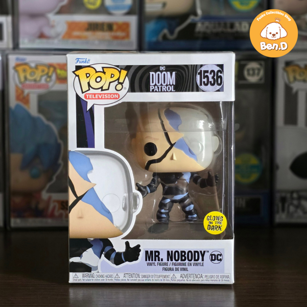 Mô hình chính hãng Funko Pop! DC: Doom Patrol - Mr. Nobody (GITD) #1536 ...