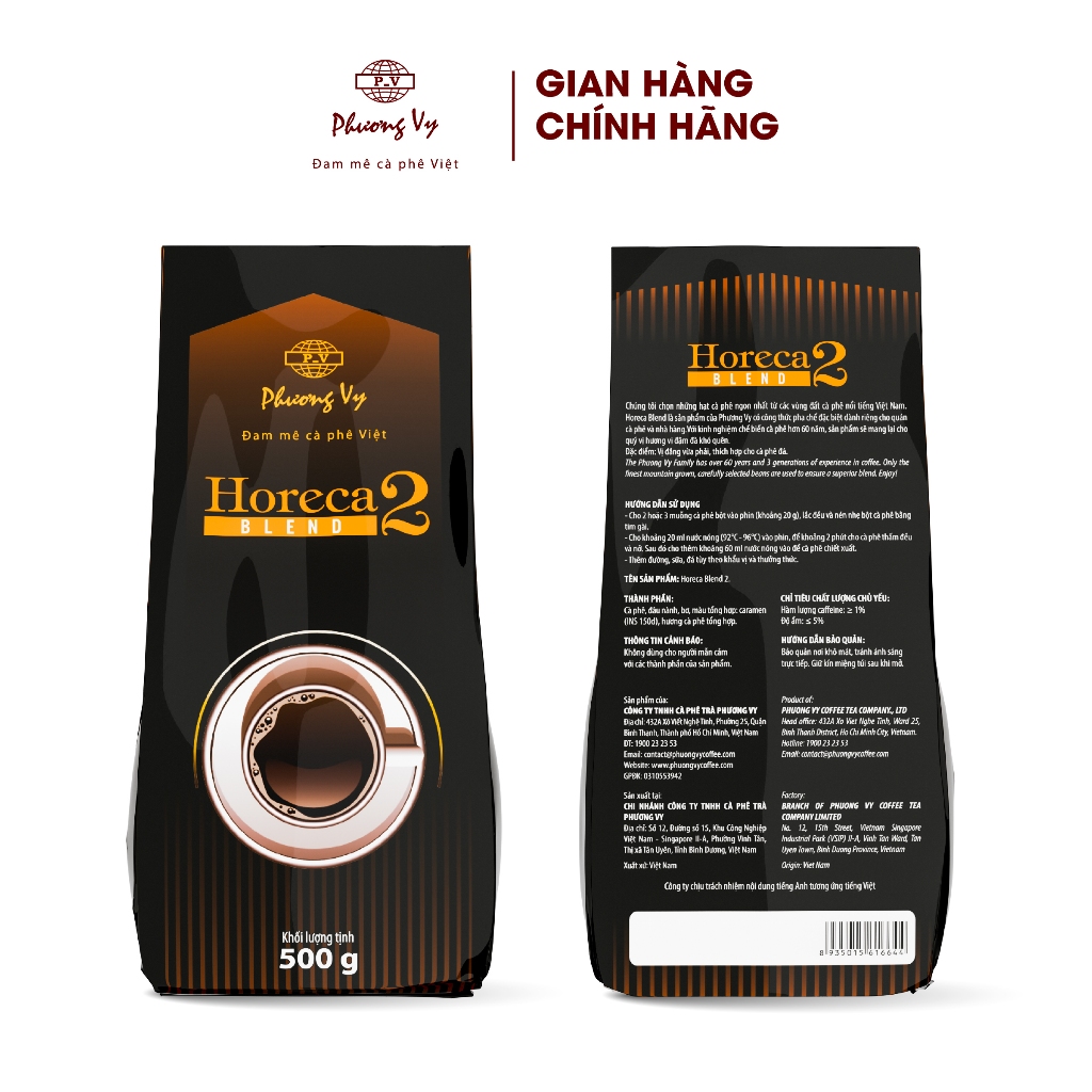 Ảnh Cà Phê Truyền Thống Horeca Blend Số 2 500g đậm vị, sánh nước, Phương Vy Coffee 1