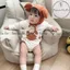 Set body, bodysuit ĐI BIỂN cover Hàn Quốc tặng mũ và tất trắng cho các bé sơ sinh, bé trai bé gái