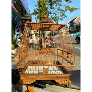 Khung tự ráp - lồng sing chạm chào mào combo đủ phụ kiện nậm móc + 2 cầu thẳng áo cóng nhựa shop lồng chim đôla huế