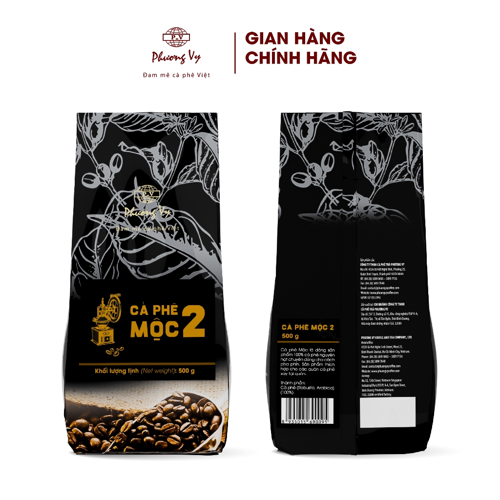 Ảnh Cà Phê Nguyên Chất Mộc 2 500g hương vị đậm đà, thơm ngon, Phương Vy Coffee 2