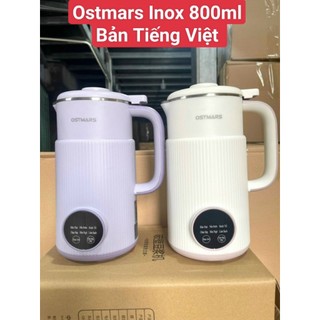 Máy Làm Sữa Hạt Đa Năng OSTMARS 800ML (Bản Tiếng Việt) - Xay Sữa Hạt, Xay Sinh Tố, Nấu Cháo