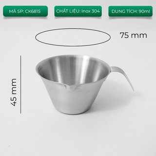 Volcano Ly inox 304 đong espresso pha máy tiện dụng