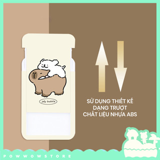 [Sẵn VN] Bao Đựng Thẻ Nhân Viên Dọc Nhựa ABS Phong Cách Nhân Vật Hoạt Hình Chuột Lang Nước Capybara Vui Nhộn Funny