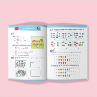 Sách -Toán Tiền Tiểu Học Cộng Trừ Trong Phạm Vi 10 - Dành Cho Bé 4 - 6 tuổi
