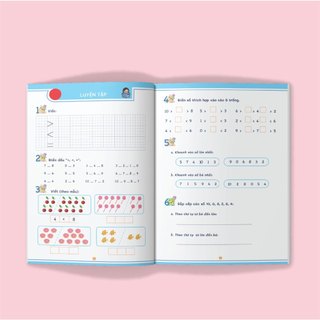 Sách -Toán Tiền Tiểu Học Cộng Trừ Trong Phạm Vi 10 - Dành Cho Bé 4 - 6 tuổi