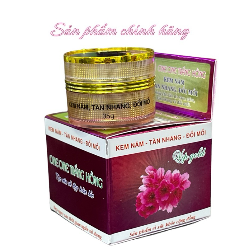 Kem One One Trắng Hồng nám tàn nhang đồi mồi 35g