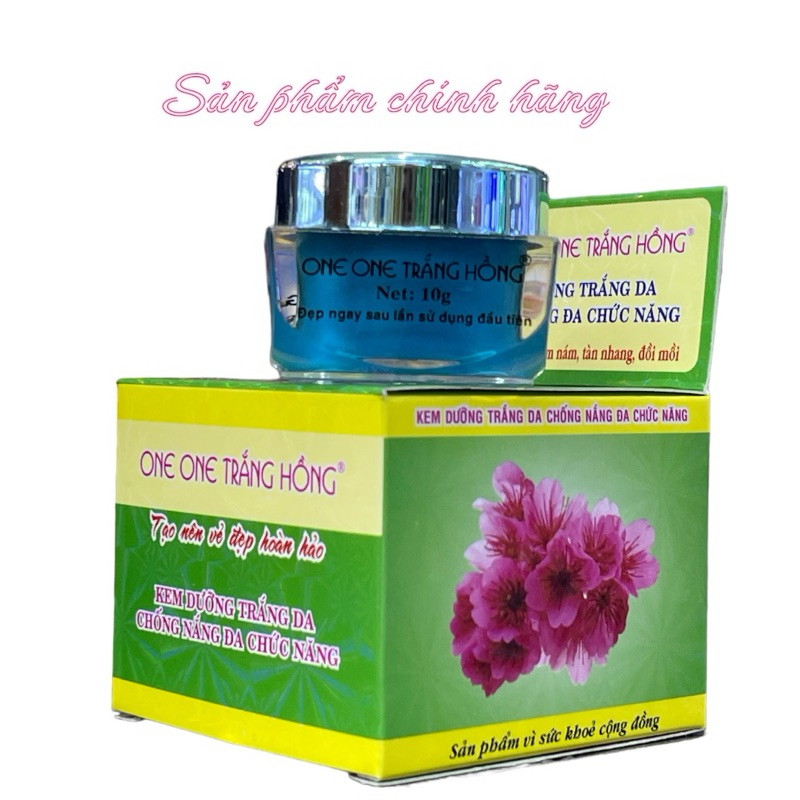 Kem ONE ONE TRẮNG HỒNG trắng da chống nắng đa chức năng 10gram