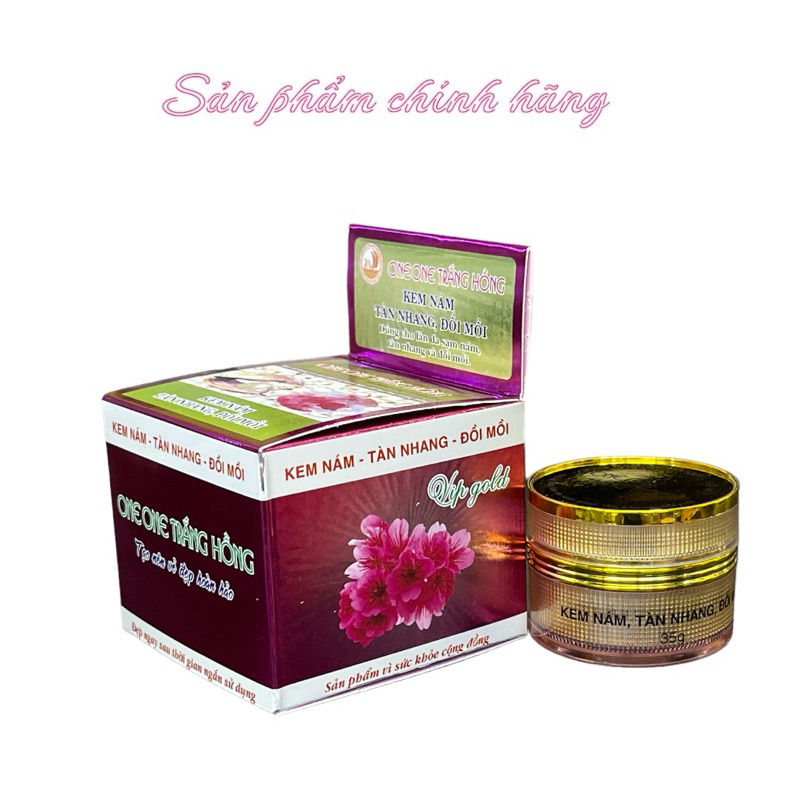 Kem One One Trắng Hồng nám tàn nhang đồi mồi 35g