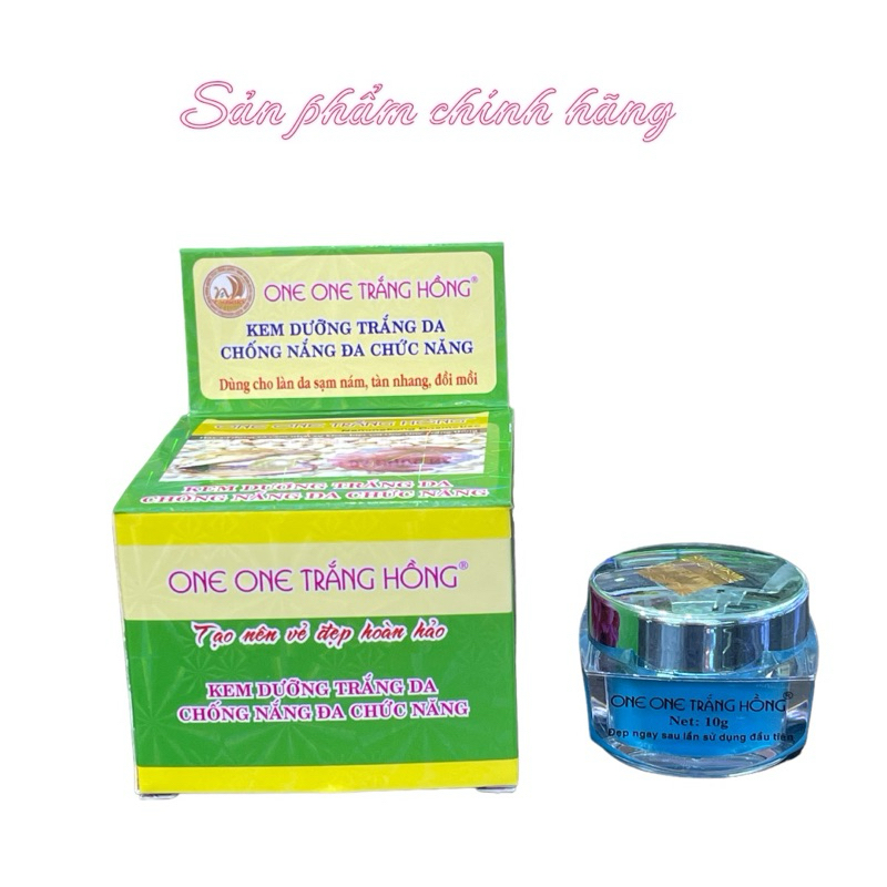 Kem ONE ONE TRẮNG HỒNG trắng da chống nắng đa chức năng 10gram
