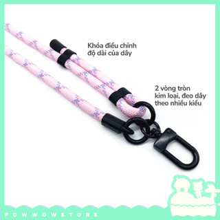 [Sẵn VN] Dây Đeo Điện Thoại Polyester Phong Cách Thể Thao Kiểu Dáng Sport Nhiều Màu Đơn Giản Tinh Tế
