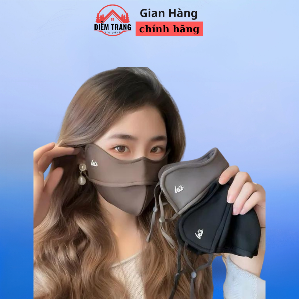 Khẩu trang chống nắng Didooglt chống tia UV chất lụa băng mềm mịn mát thông thoáng ( Hàng Đẹp )