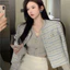 Áo khoác dạ Tweed một màu From dáng chuẩn sang chảnh Hàng Quảng Châu Cao Cấp 2 lớp dày dặn( kèm ảnh thật)- TD013