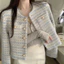 Áo khoác dạ Tweed một màu From dáng chuẩn sang chảnh Hàng Quảng Châu Cao Cấp 2 lớp dày dặn( kèm ảnh thật)- TD013